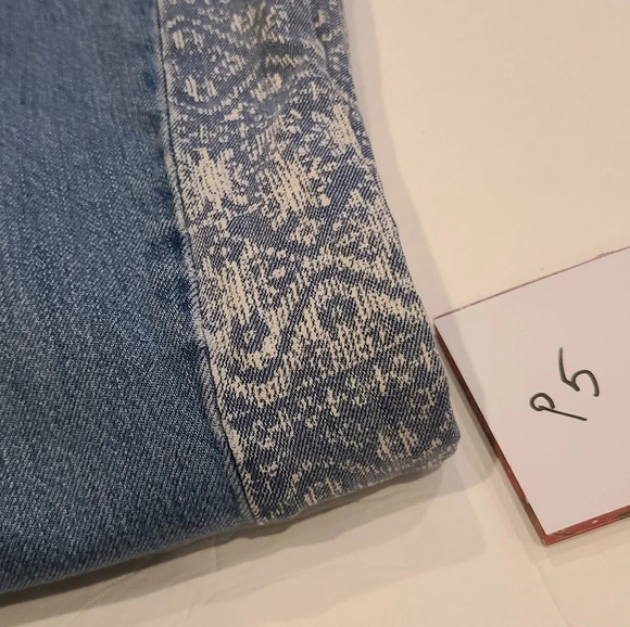 Free people women's Jeans sz.27 raw hem buttons fly Boyfriend - Picture 13 of 13